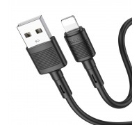 Кабель Hoco X83 USB to Lightning 1m черный