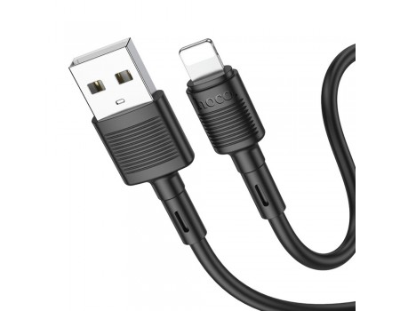 Кабель Hoco X83 USB to Lightning 1m черный