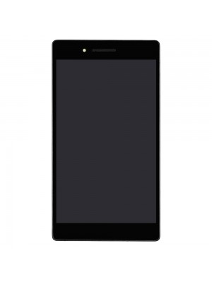 Дисплей для Lenovo Tab 7304L (ZA310064UA) з чорним тачскрином та корпусною рамкою