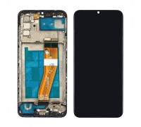 Дисплей для Samsung A025/ A035/ A037/ M025 Galaxy A02S/ A03/ A03S/ M02S (2021) с чёрным тачскрином и корпусной рамкой