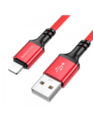 Кабель Borofone BX83 USB to Lightning 1m червоний