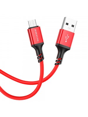 Кабель Borofone BX83 USB to MicroUSB 1m червоний