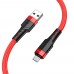 Кабель Borofone BU35 USB to MicroUSB 1.2m красный