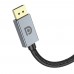 Мультимедійний кабель Hoco US04 8K DisplayPort 1.4 2m чорний