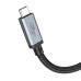 Кабель Hoco US05 USB4 8K Type-C to Type-C PD 100W 1m черный