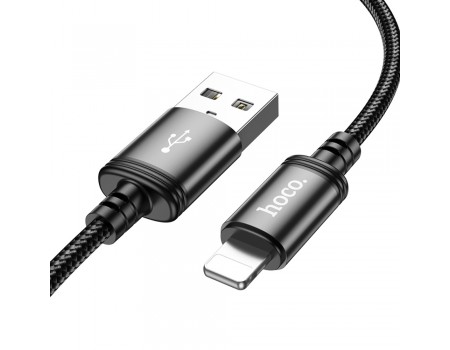 Кабель Hoco X91 USB to Lightning 3m черный