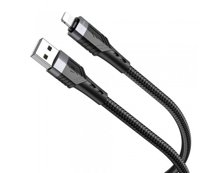 Кабель Borofone BU35 USB to Lightning 1.2m чорний