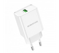Зарядний пристрій Borofone BN5 USB QC білий