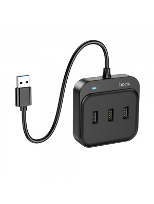 USB хаб Hoco HB31 4в1 USB to USB 3.0 (F)/3 USB 2.0 (F) 0.2m