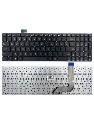 Клавіатура Asus VivoBook X542 X542B X542U X542UN X542UA X542UQ X542UF X542UR A542 K542 чорна без рамки Прямий Enter PWR High Copy (0KNB0-610WRU0)