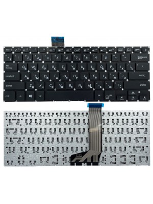 Клавіатура Asus X405U X405UA X405UQ X405UR чорна без рамки Прямий Enter PWR Original PRC (0KNB0-F100RU00)