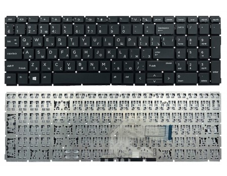 Клавіатура HP Probook 450 G6 455 G6 450R G6 чорна без рамки Прямий Enter Original PRC (2B-ABU07O100)