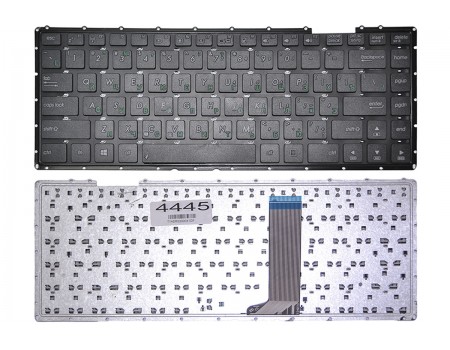 Клавіатура для Asus X451 D450 чорна без рамки Прямий Enter High Copy