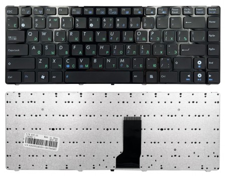 Клавіатура для Asus UL30 UL30A UL30VT UL80 A42 K42 K42D K42F K42J K43 N82 X42 A43 чорна High Copy (9J.N1M82.801)