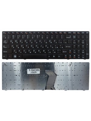Клавіатура Lenovo IdeaPad G570 Z560 Z560A Z565A B580 B590 чорна High Copy (25-010793)