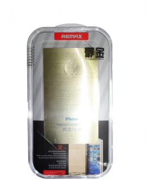 Захисна плівка Remax для iPhone 5/5S/5SE (front+back) New Metal Sticker Golden