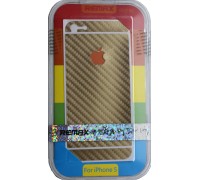 Захисна плівка Remax для iPhone 5/5S/5SE (front+back) Pure Sticker Golden
