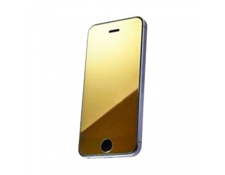 Защитное cтекло Remax для iPhone 5, iPhone 5S, iPhone 5SE Golden Mirror, 0.2mm, 9H