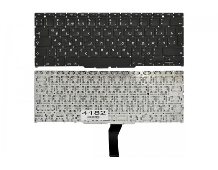 Клавіатура Apple MacBook Air 11&quot; A1370 A1465 MC505 MC506 чорна без рамки Г-подібний Enter High Copy