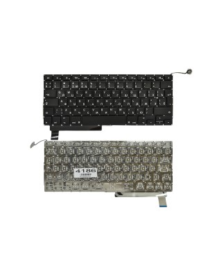 Клавіатура Apple MacBook Pro 13&quot; A1286 чорна без рамки Г-подібний Enter High Copy