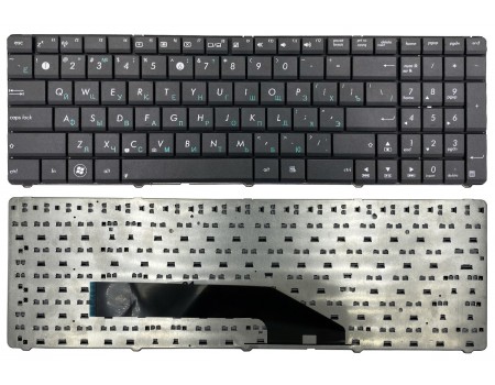 Клавіатура для Asus K50 K50A K50C K60 N50 G70 K50IJ P50IJ X5DIJ чорна High Copy (04GNV91KRU00-1)