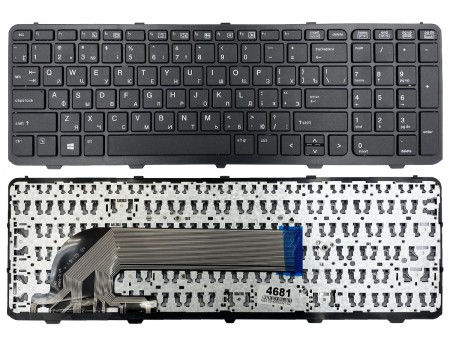 Клавіатура для HP ProBook 450 G0 450 G1 450 G2 455 G1 455 G2 470 G0 470 G1 чорна EU High Copy (727682-001)