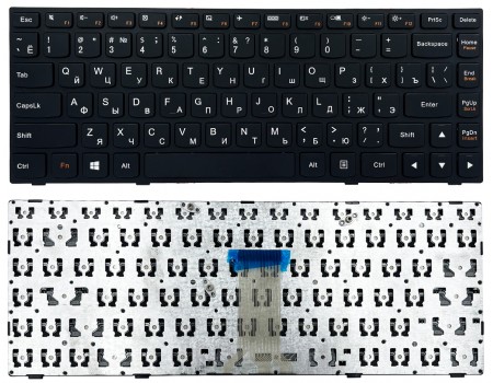 Клавіатура Lenovo IdeaPad B40-30 B40-45 B40-80 G40-30 G40-45 G40-70 G40-80 N40-30 чорна High Copy (25-214551)