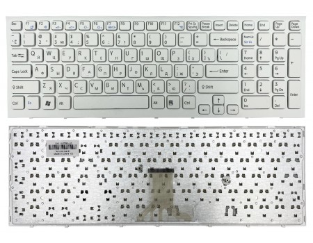 Клавіатура Sony VPC-EB Series біла High Copy (148793271)