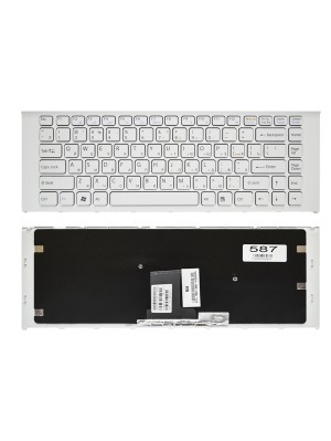 Клавіатура Sony VPC-EA Series біла High Copy (148792471)