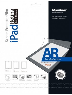  Захисна плівка Monifilm для iPad 2, New iPad 3, iPad 4, AR - глянсова (M-APL-P301)