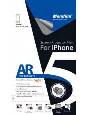 Захисна плівка Monifilm для iPhone 5/5S/5SE (front+back), AR - глянсова (M-APL-I510)
