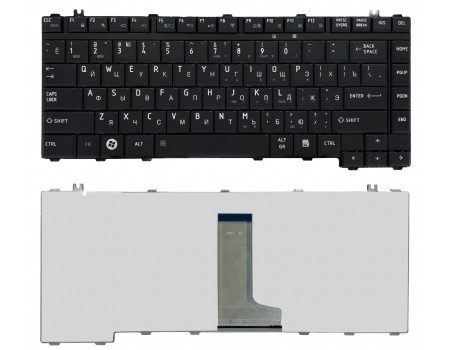 Клавіатура для Toshiba Satellite A200 A205 A210 A215 A300 A305 M200 M205 M300 M305 L300 L305 чорна High Copy (9J.N9082.E0R)