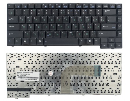 Клавіатура Asus A3 A4 A4000 A7 F5 F5M F5S F5L F5R F5SR F5VLM9 R20 X50VL X59 G2S Z8 Z8000 чорна Original PRC (9J.N0D82.10R)