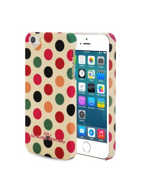 Чохол ARU для iPhone 5/5S/5SE Cutie Dots Coffee