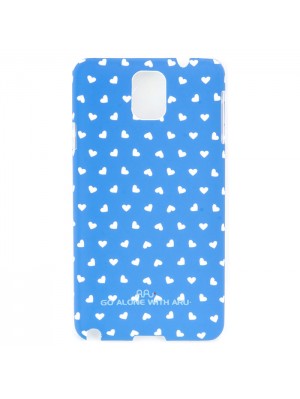 Чохол ARU для Samsung Galaxy Note 3 Hearts Blue
