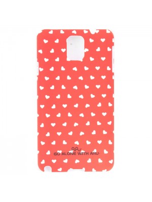 Чохол ARU для Samsung Galaxy Note 3 Hearts Red