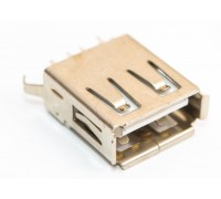 Роз'єм USB 2.0 A02/C single (13х5х13мм) in board slit
