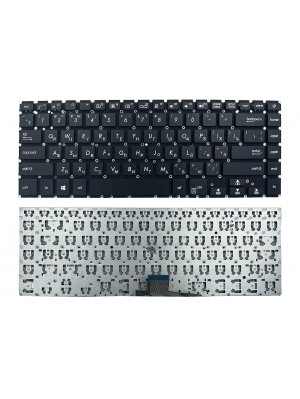 Клавіатура Asus VivoBook S510U X510U F510U K510U S501Q S501U R520U чорна без рамки Прямий Enter Original PRC (AEXKEU00010)