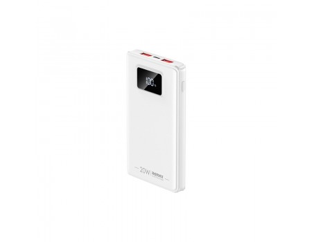 Зовнішній акумулятор Remax Breezy 10000mAh QC 22.5W Білий (RPP-319)