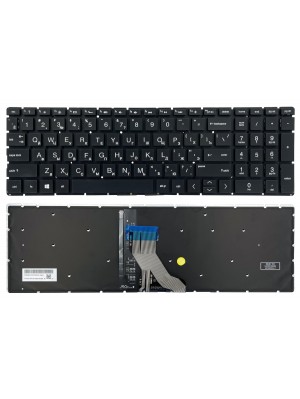 Клавіатура HP 15-DA 15-DB 15-DR 15-DX 17-BY 17-CA 250 255 256 G7 250 255 G8 чорна без рамки Прямий Enter підсвічування тип B1 Original PRC (PK1328B1B00)