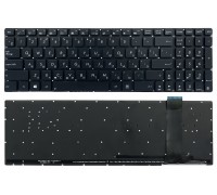 Клавіатура Asus N56 N56V N76 N76V N550 N750 Q550 R501 R750 чорна без рамки Прямий Enter підсвічування WHITE Original PRC (AENJ8901010)
