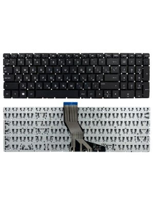 Клавіатура для HP 15-BS 15-BW 15-BR 15-RA 15-RB 17-AK 17-BS 15-CC 15-CD 15-CK 15-BP 250 G6 255 G6 256 G6 258 G6 чорна без рамки Прямий рам Copy (PK132043A0)