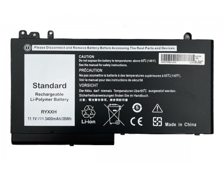 Батарея Elements PRO для Dell Latitude E5250 E5270 E5450 E5470 E5550 E5570 M3510 11.1V 3400mAh (RYXXH-3S1P-3400)