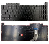 Клавіатура Asus ROG Strix Scar III G731GV G731GW чорна без рамки Прямий Enter підсвічування RGB PWR UKR Original PRC (0KN1-911UA11)