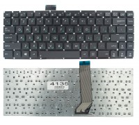 Клавіатура для Asus X402 X402C R408 R408C R408CA S400 S400C S400CA чорна без рамки Прямий Enter High Copy
