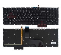 Клавіатура Acer Predator 15 G9-591 G9-591G G9-591R G9-592 G9-593 17 G5-793 G9-791 G9-792 чорна без рамки підсвічування Прямий Enter Original PRC (0KN0-EX1UA12)