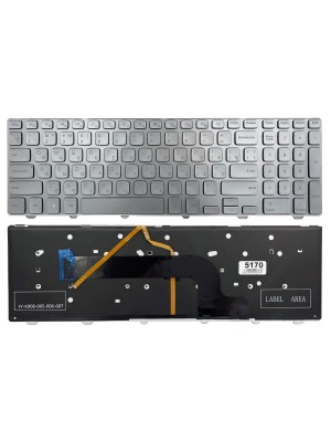 Клавіатура Dell Inspiron 15-7537 сріблясте підсвічування Original PRC (0PCFWC)