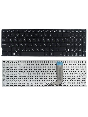 Клавіатура для ASUS A556UR A556UV F556UB FL5900UQ K556UQ X556UA X556UF X556UV R558UA Z550SA A756UA D756UX чорна без рамки Прямий Enter High Copy (0KNB0-61