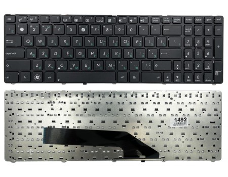 Клавіатура Asus K50 K60 N50 G70 P50IJ X5DIJ чорна з рамкою High Copy (04GNVK5KRU01)
