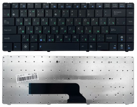 Клавіатура для Asus K40 K40AC K40AD K40AE K40AF K40C K40AB K40AN X8